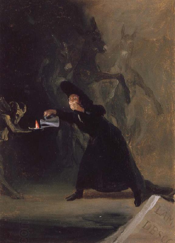 Francisco de Goya A Scene from El Hechizado por Fuerza China oil painting art